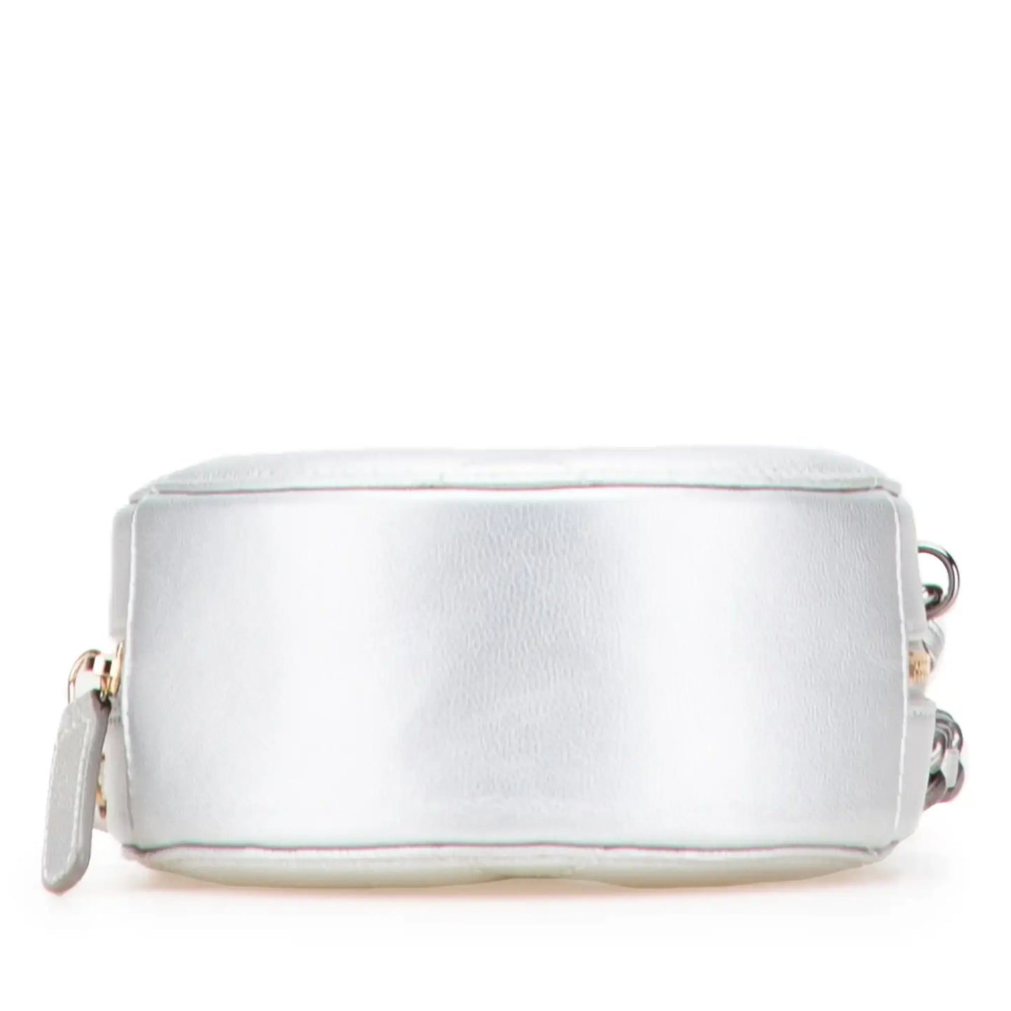 Chanel Metallic Lambskin 19 Round Clutch with Chain