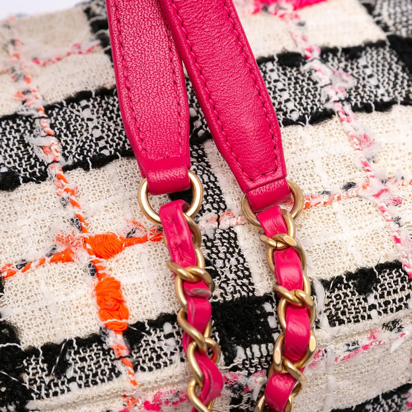 Chanel Tweed and Lambskin Coco Midnight Camera Bag