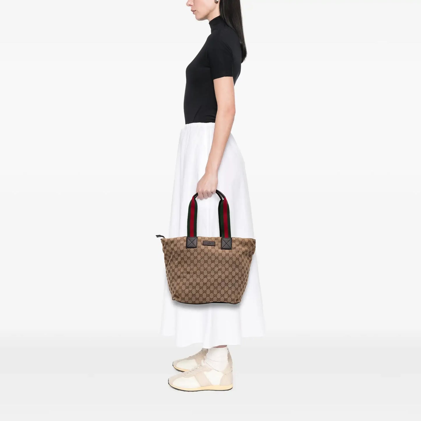 Gucci GG Canvas Web Tote