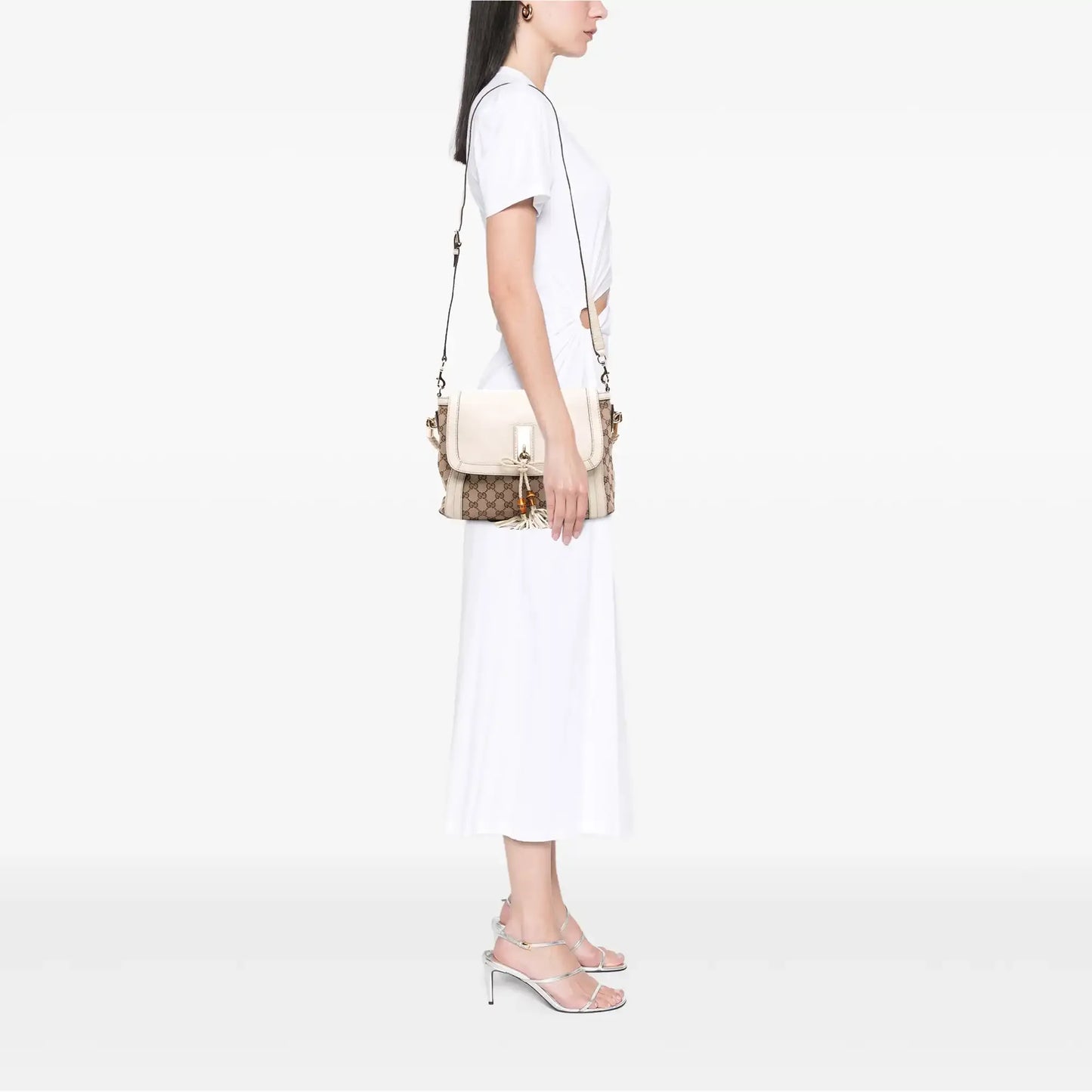 Gucci GG Canvas Bella Flap Satchel