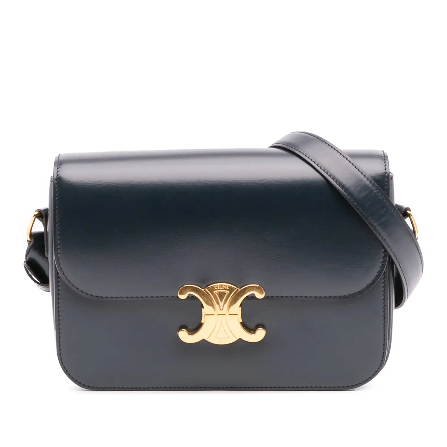 Celine Classique Shiny Calfskin Triomphe Crossbody