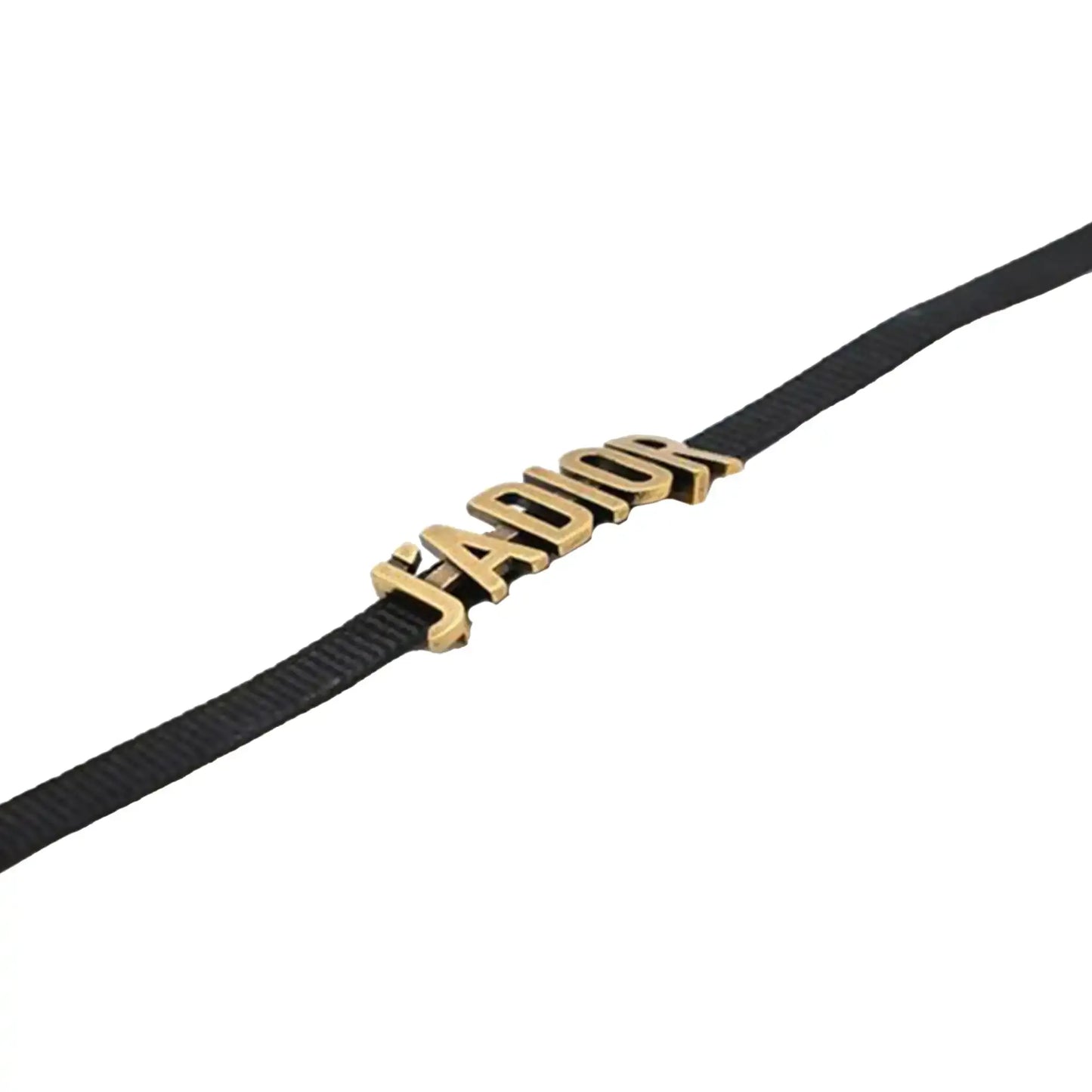 Dior Nylon Grosgrain Ribbon JAdior Choker Necklace