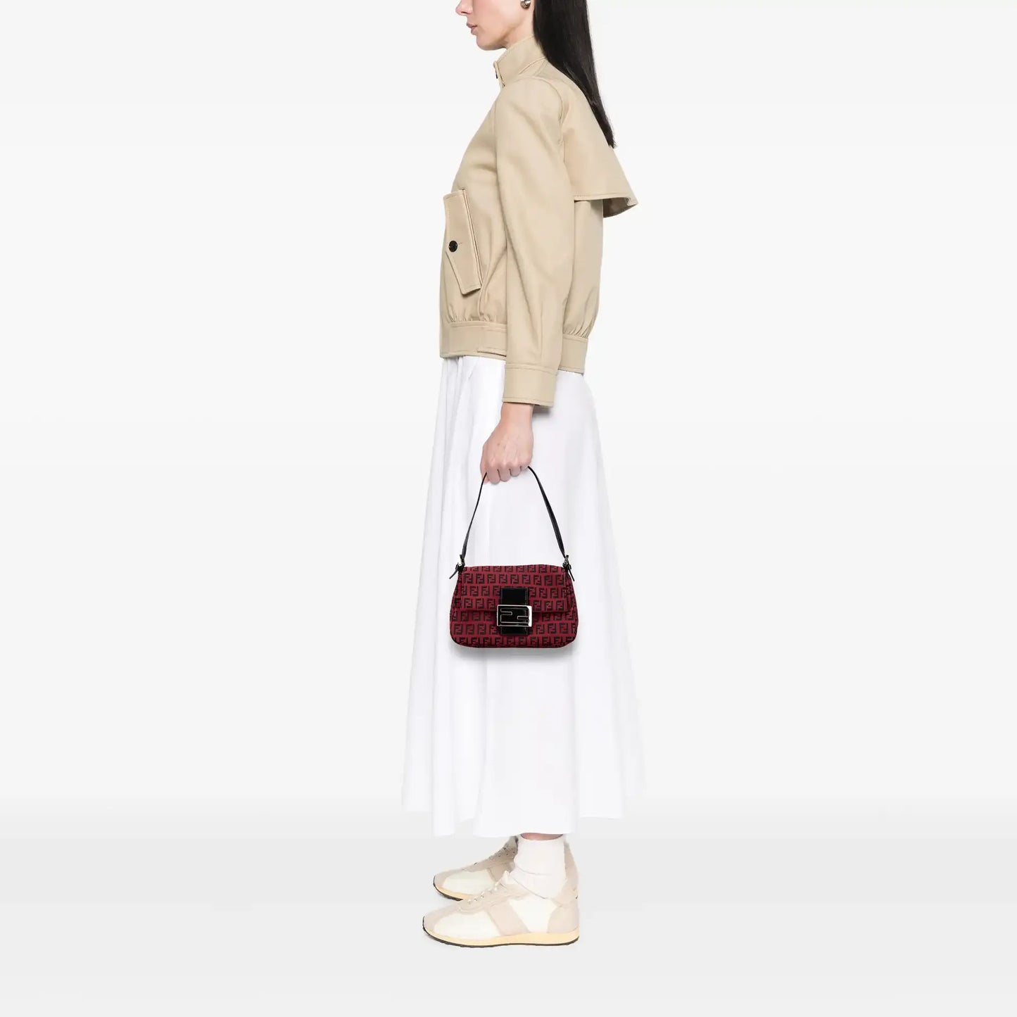 Fendi Mini Zucchino Canvas Mamma Forever