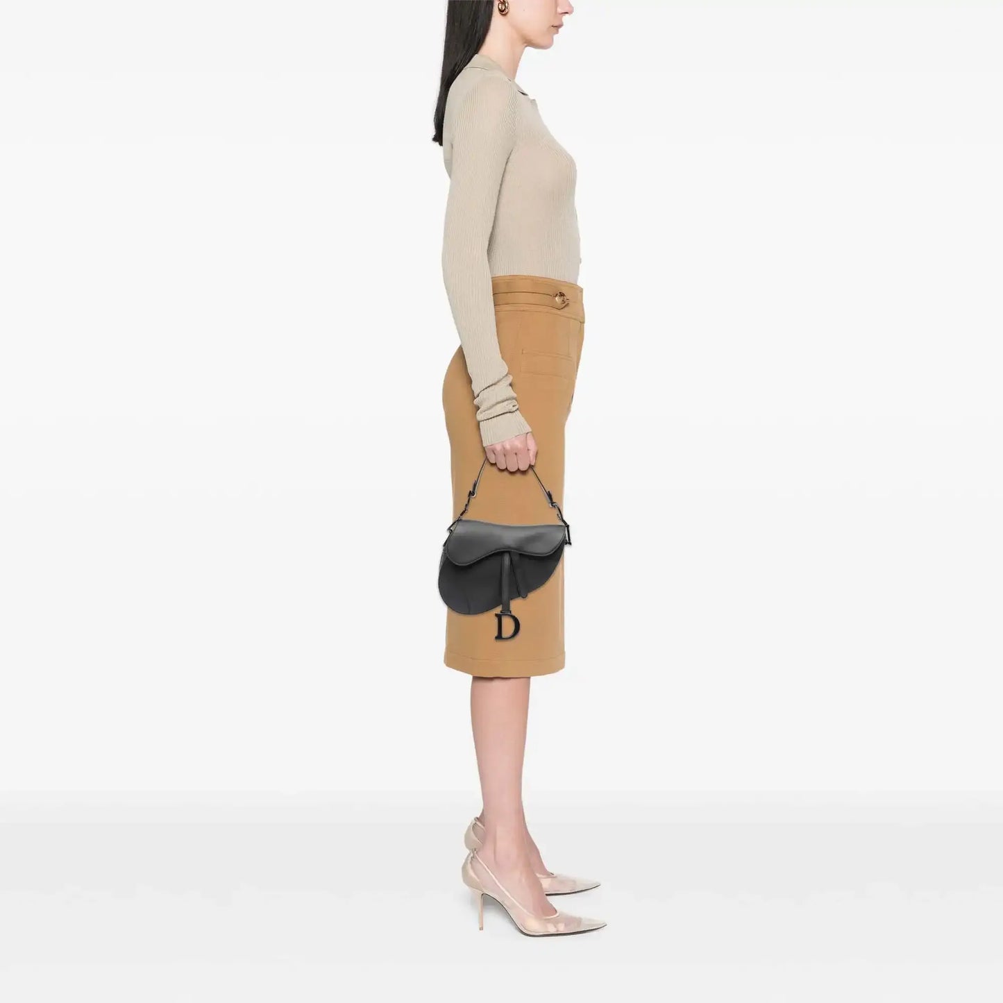 Dior Ultra Matte Calfskin Saddle Bag