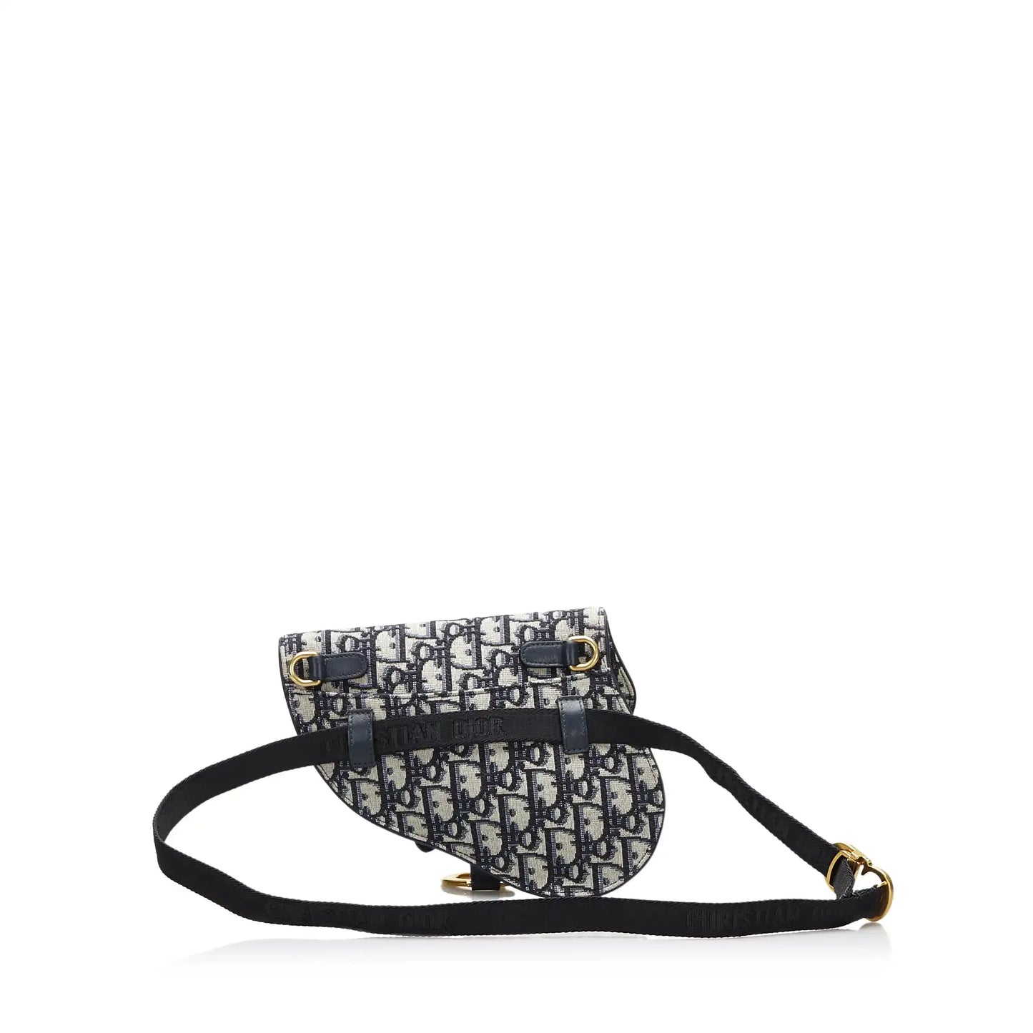 Dior Oblique Canvas Saddle Belt Bag