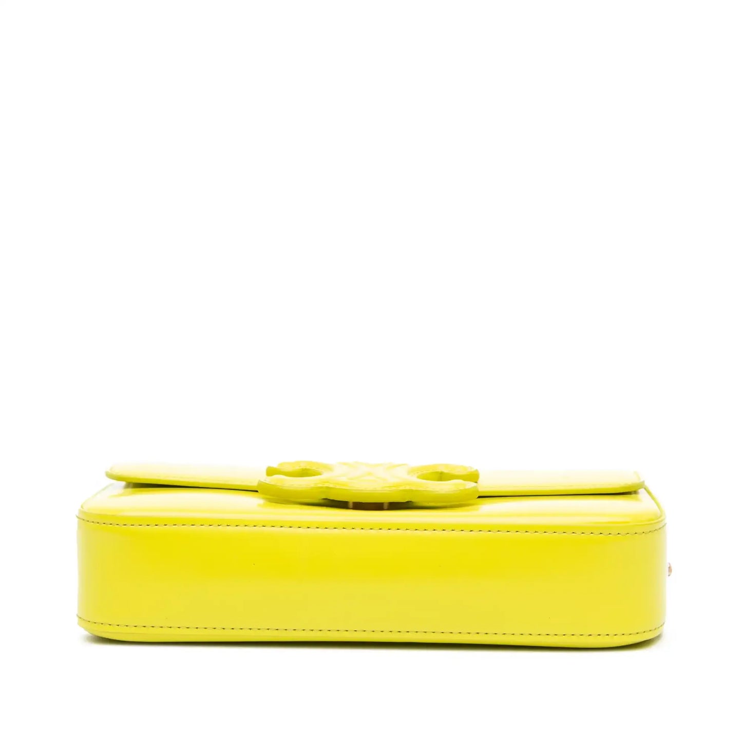 Celine Calfskin Cuir Triomphe Chain Shoulder Bag