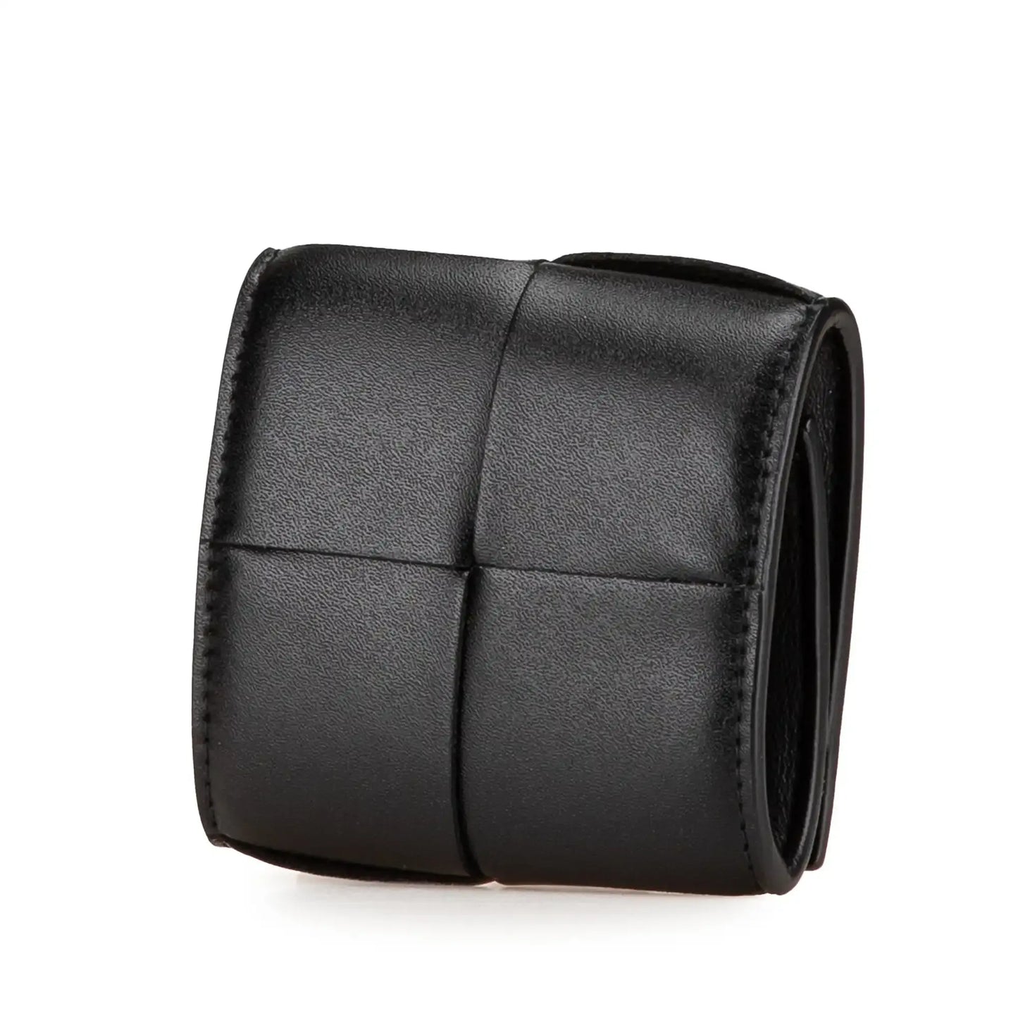 Bottega Veneta Leather Intreccio Cassette Folded Coin Purse