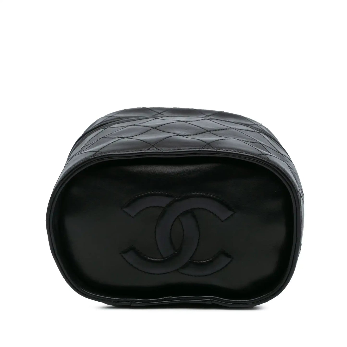 Chanel Quilted Lambskin Tassel Vanity Case