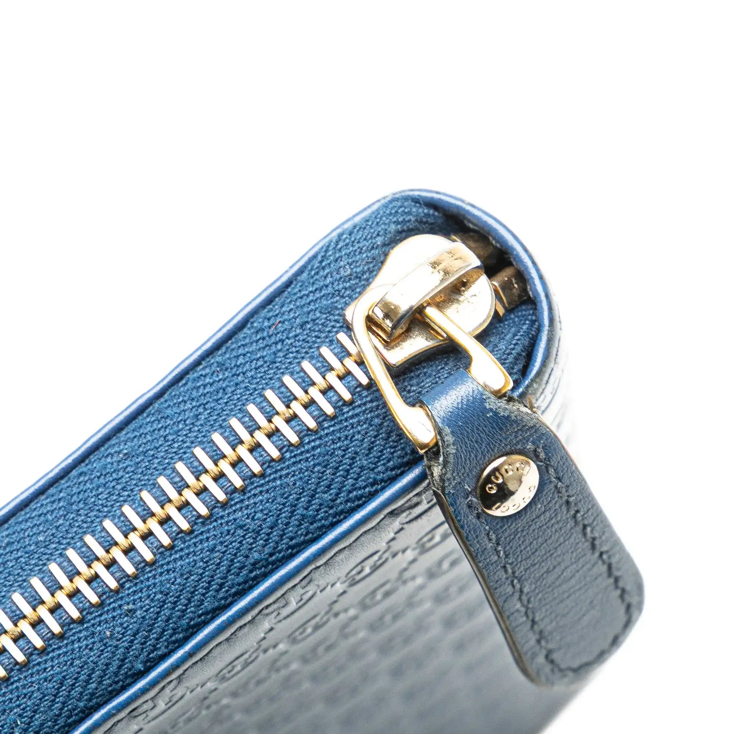 Gucci Microguccissima Zip Around Long Wallet