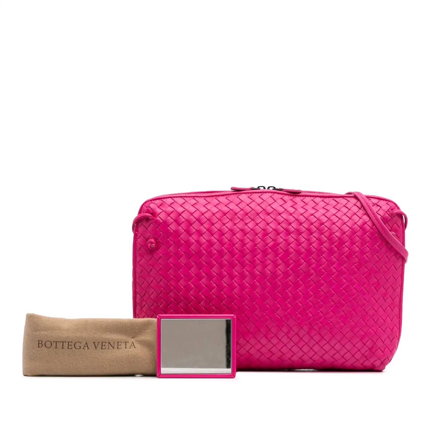 Bottega Veneta Large Nappa Intrecciato Nodini Crossbody