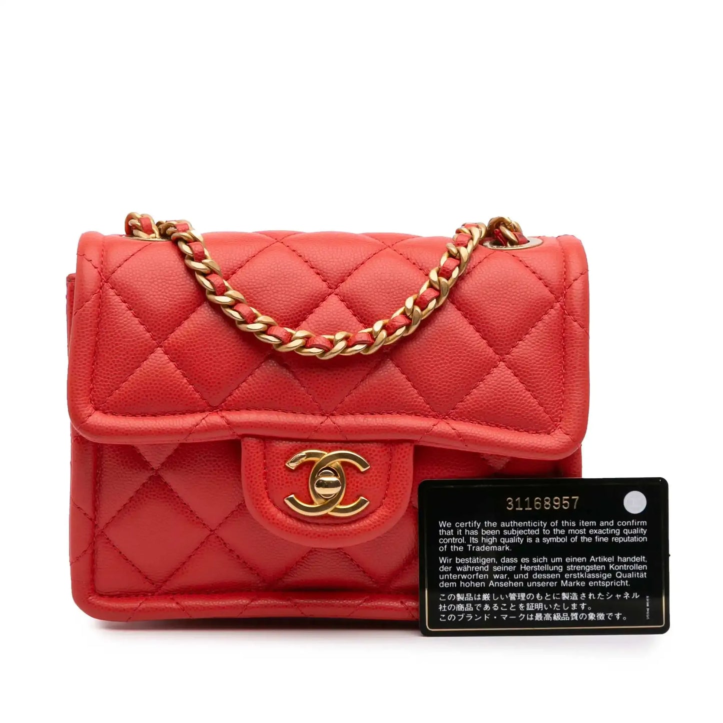 Chanel Mini Quilted Caviar Sweet Classic Flap
