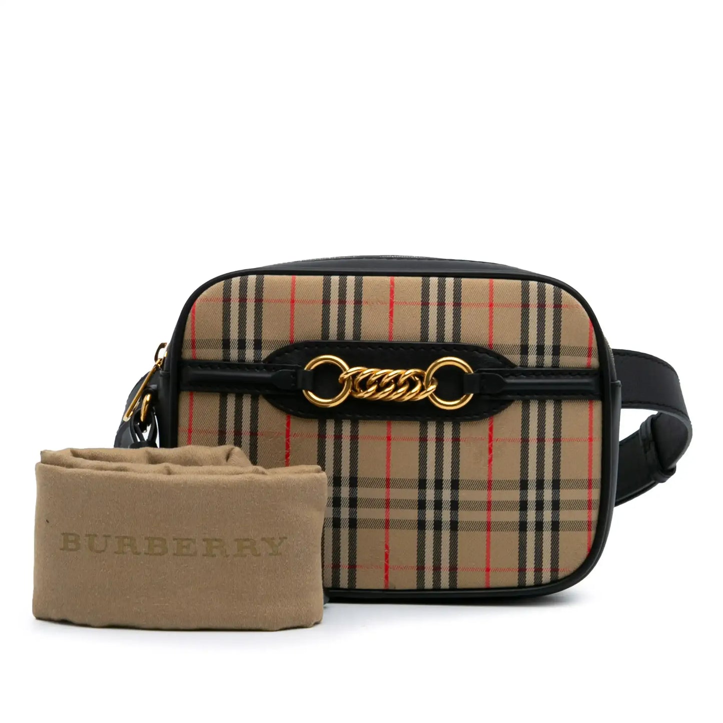 Burberry Haymarket Check Canvas 1983 Link Belt Bag