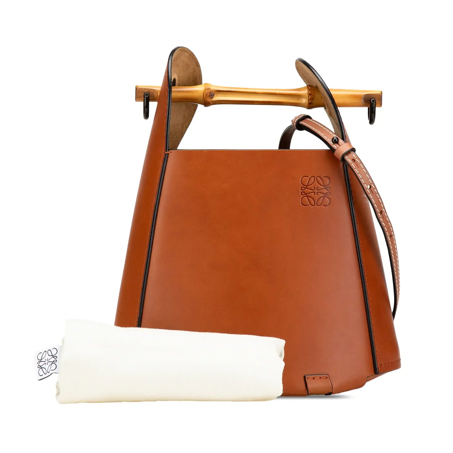 Loewe Calfskin Bamboo Bucket Bag