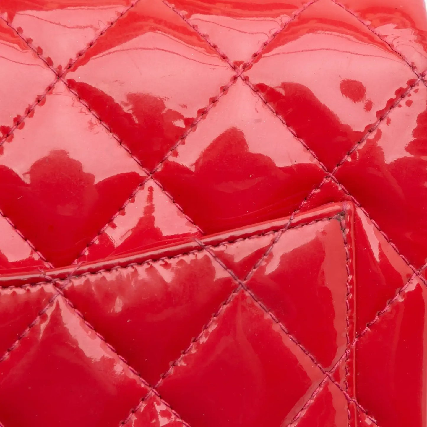 Chanel Mini Square Classic Patent Single Flap