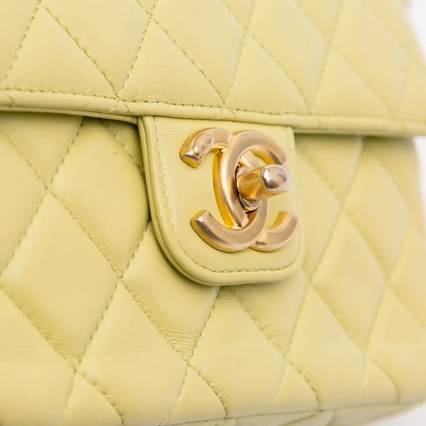 Chanel Mini Square Lambskin Casino Royale Charms Single Flap