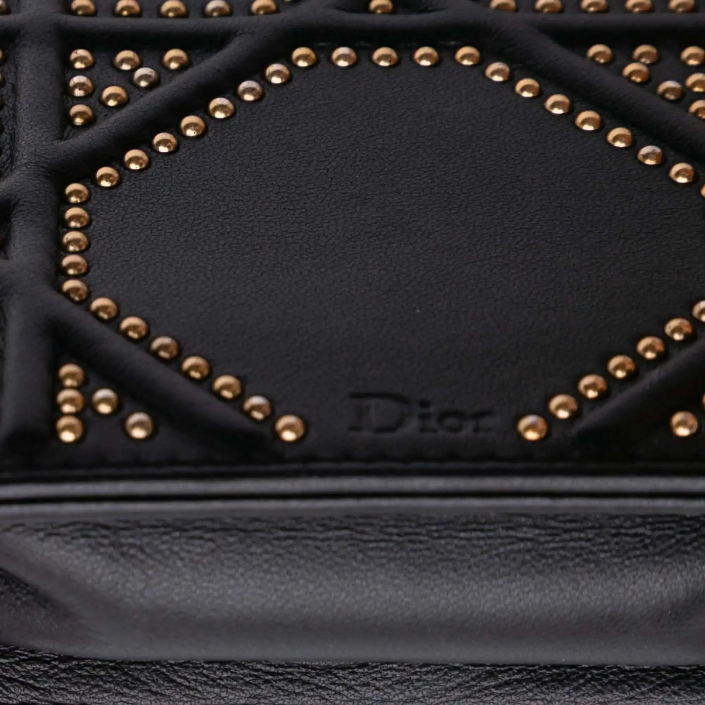 Dior Studded Leather Vertical Diorama Crossbody