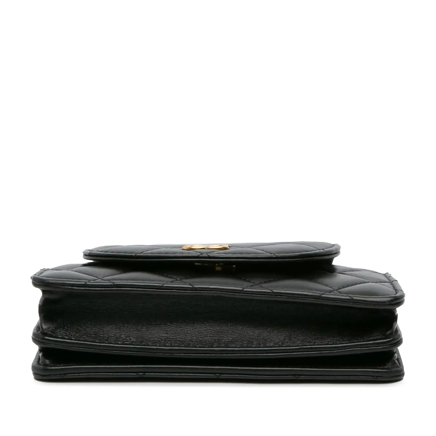 Chanel Mini CC Quilted Lambskin Phone Holder On Chain