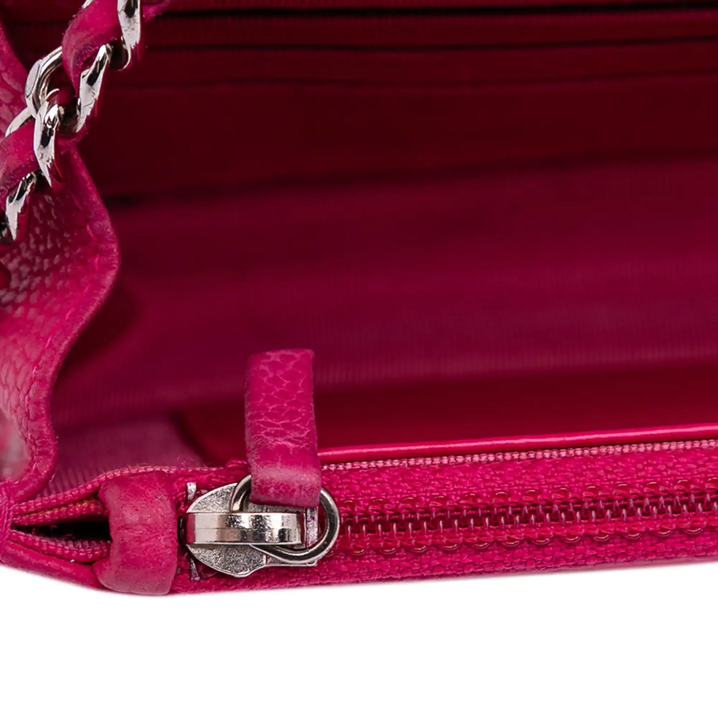Chanel Classic Caviar Wallet On Chain