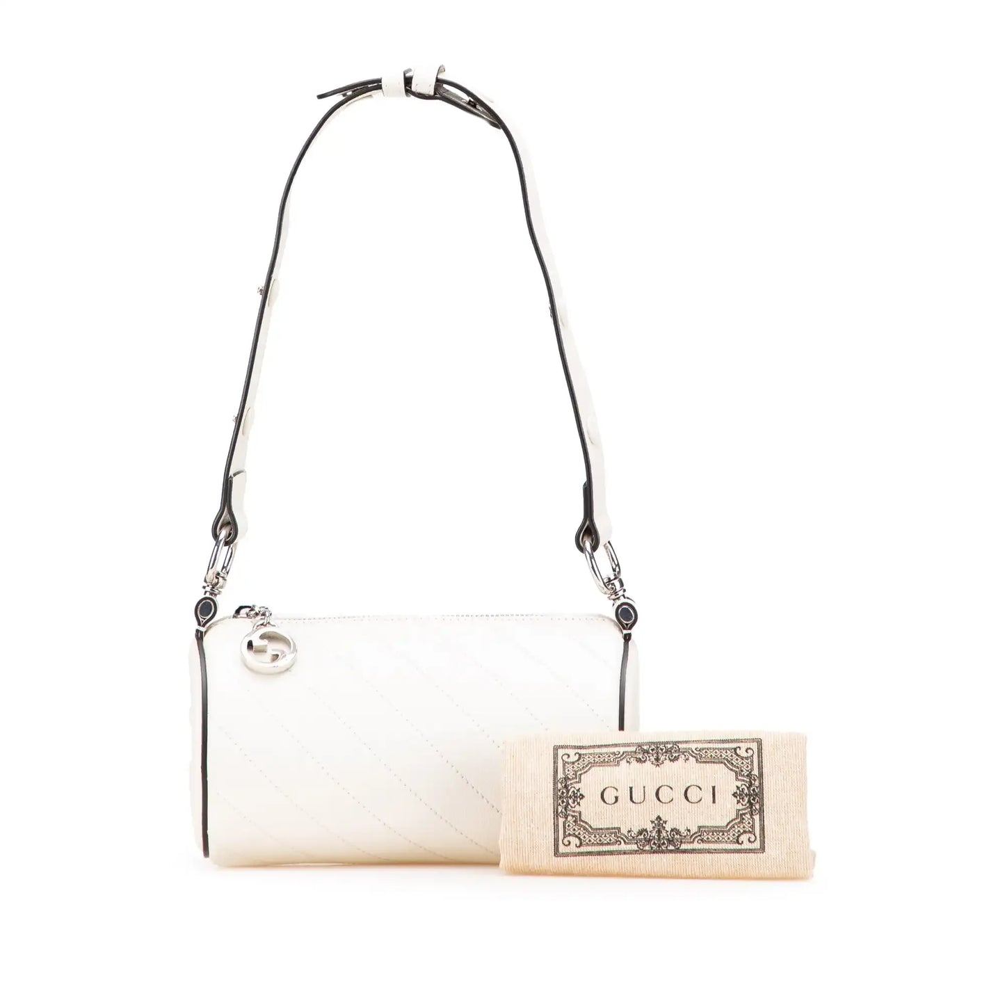 Gucci Mini Leather Blondie Barrel Shoulder Bag