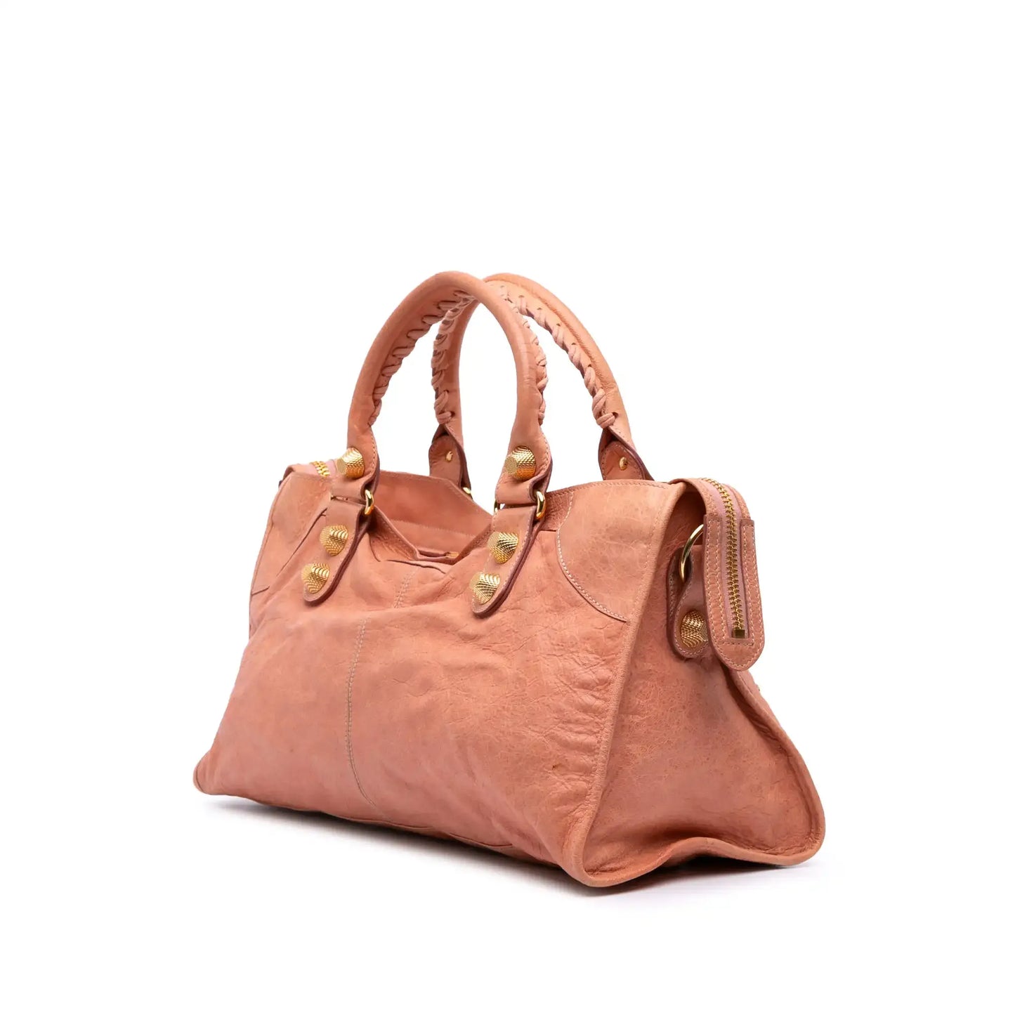 Balenciaga Lambskin Motocross Giant 21 Part Time Satchel