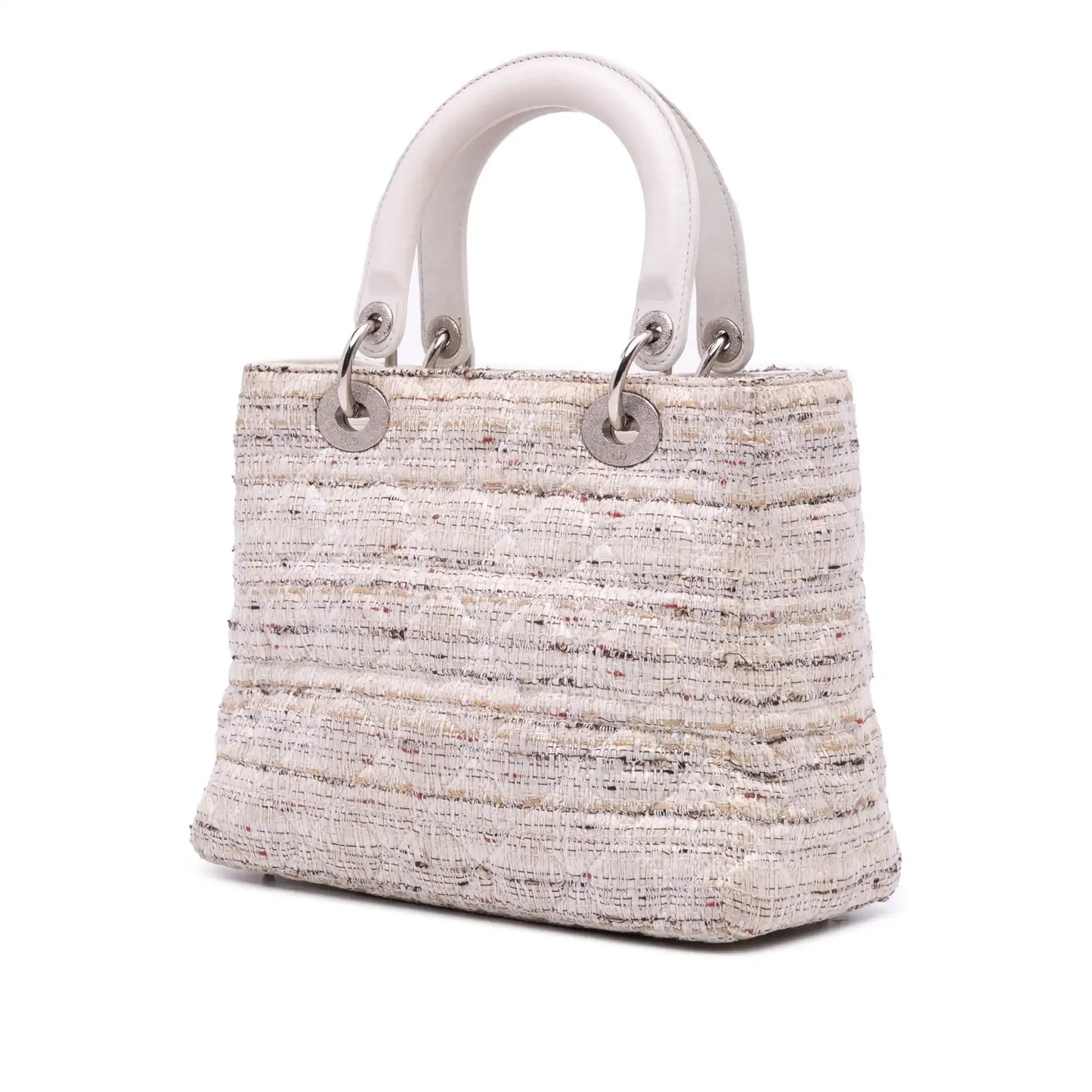Dior Medium Tweed Cannage Lady