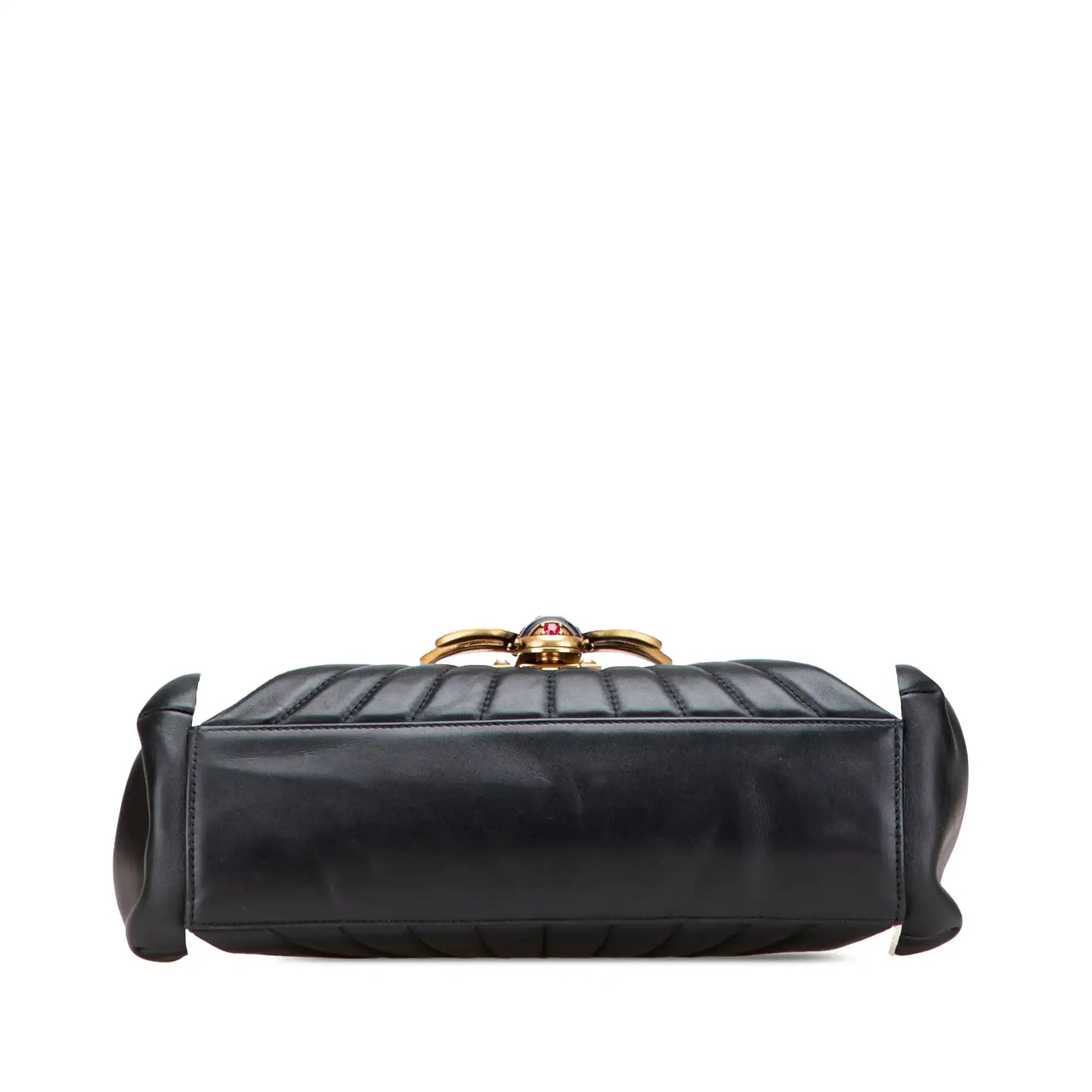 Gucci Leather Bamboo Queen Margaret Satchel