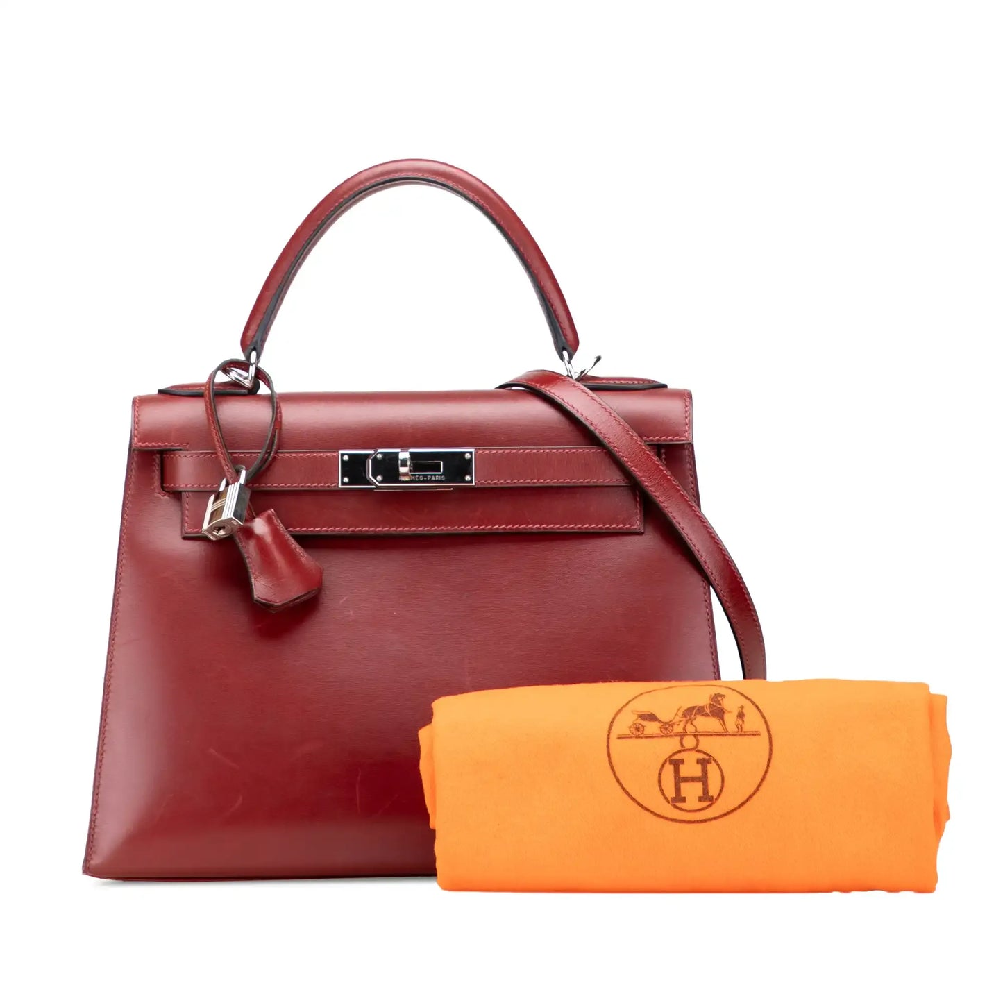 Hermès Box Calf Kelly II Sellier 28
