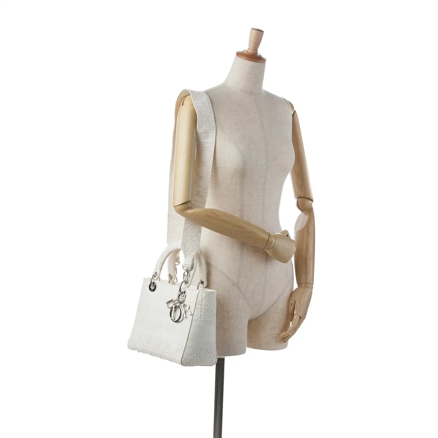 Dior Medium Canvas Cannage Lady D Lite