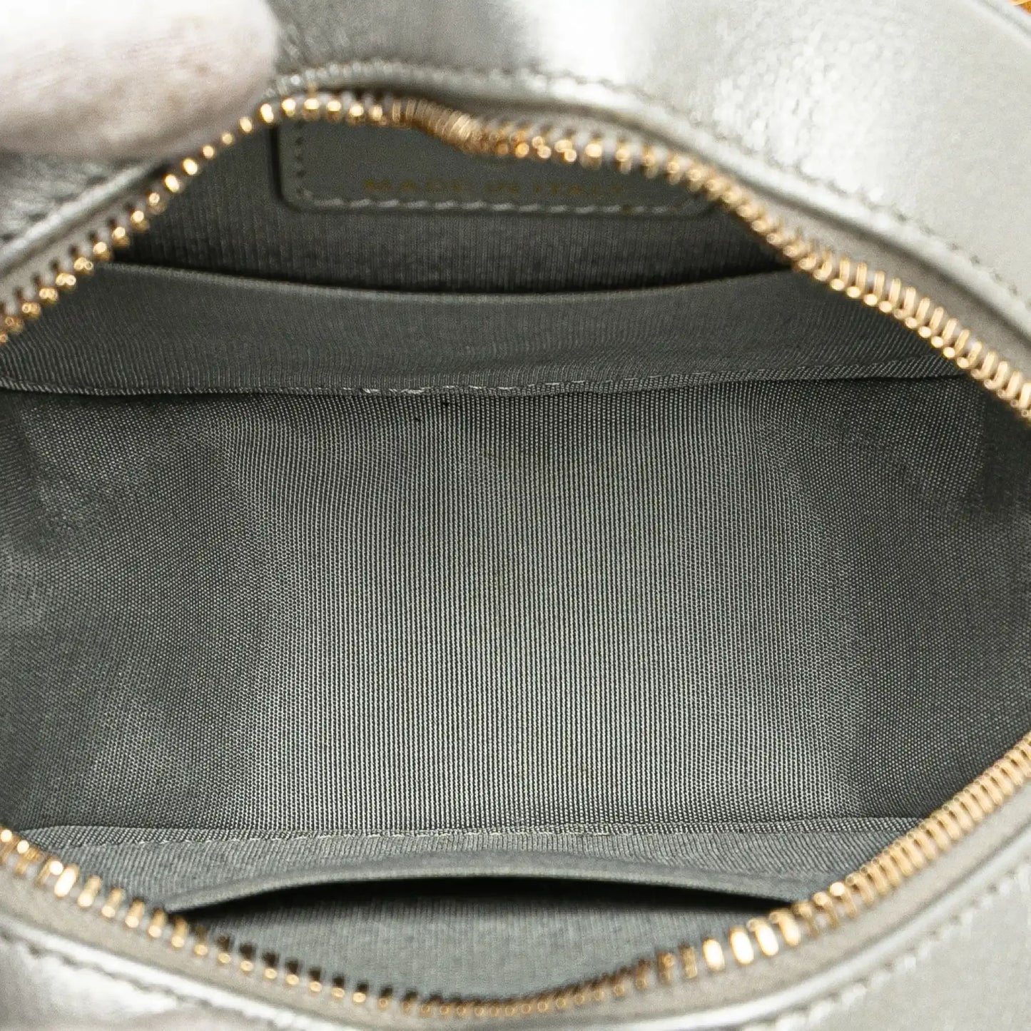 Chanel Metallic Lambskin 19 Round Clutch with Chain