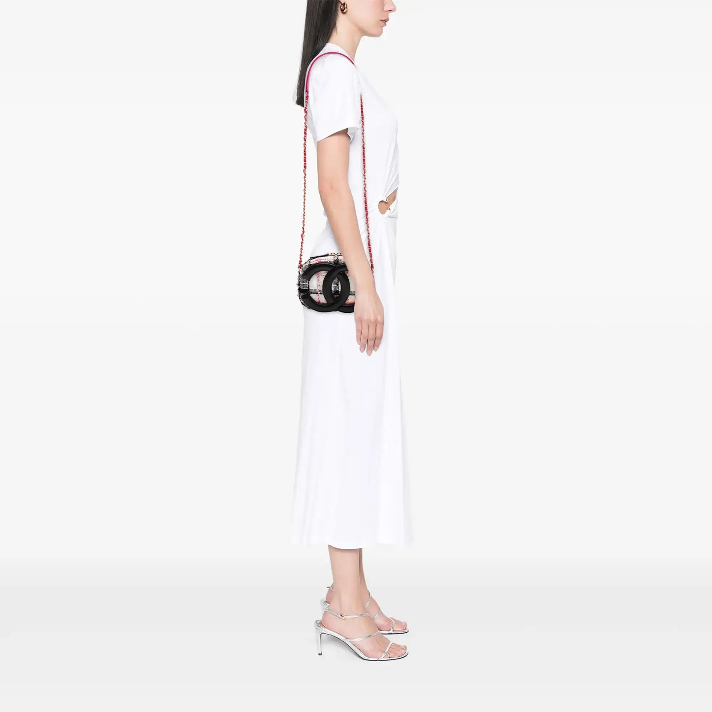Chanel Tweed and Lambskin Coco Midnight Camera Bag