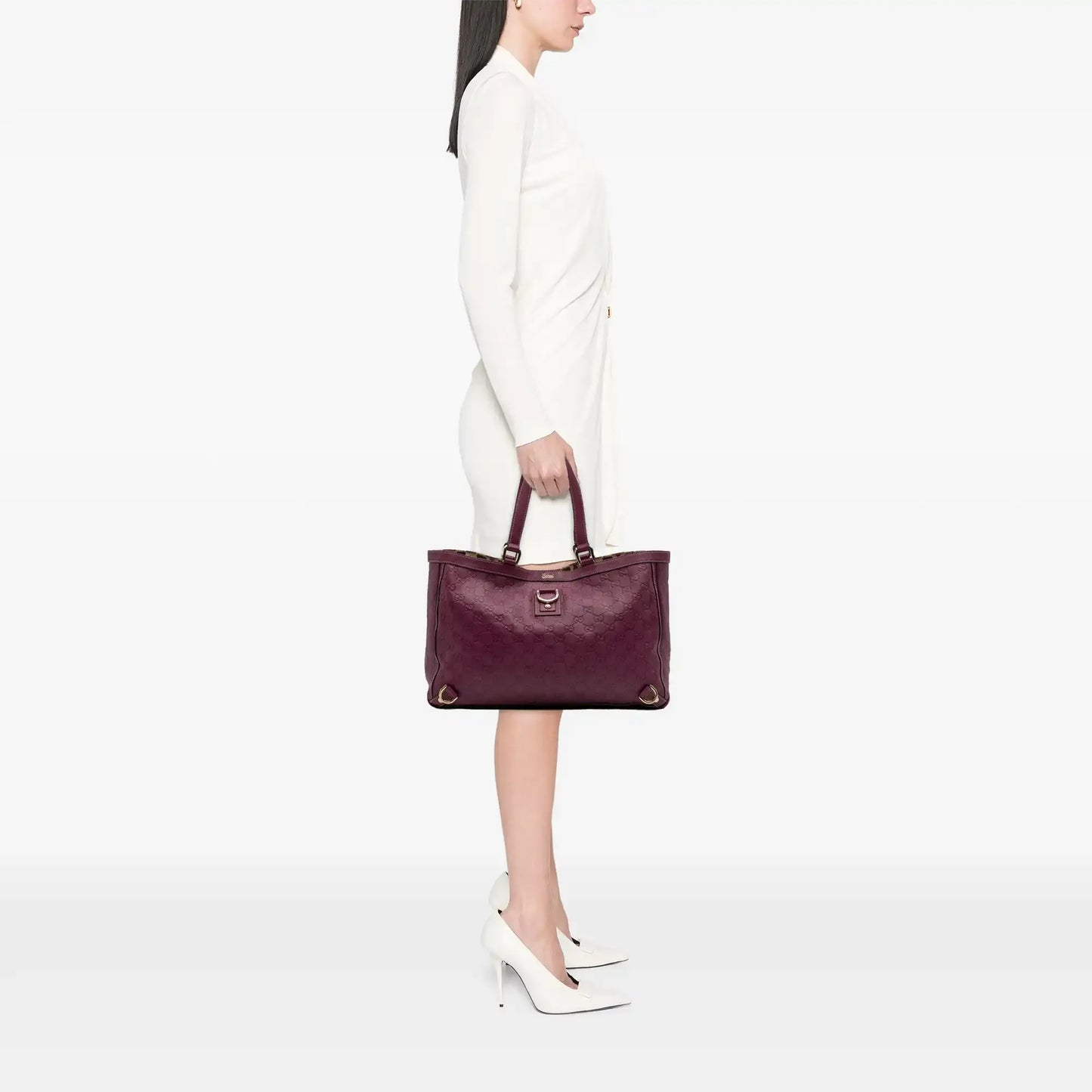 Gucci Guccissima Abbey D Ring Tote