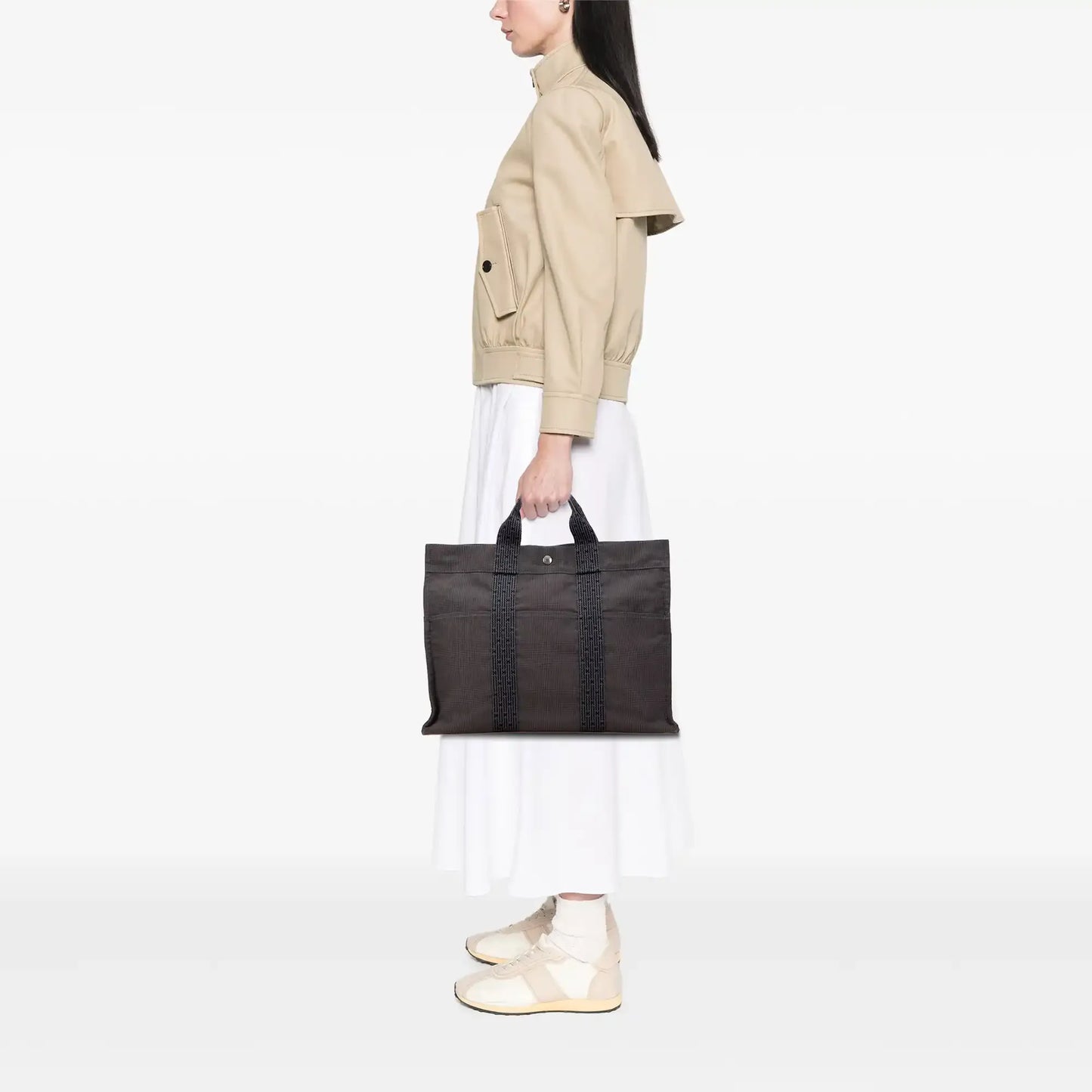 Hermès Canvas Herline MM