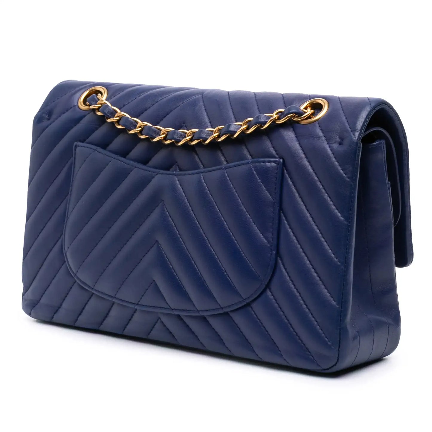 Chanel Medium Classic Chevron Lambskin Double Flap