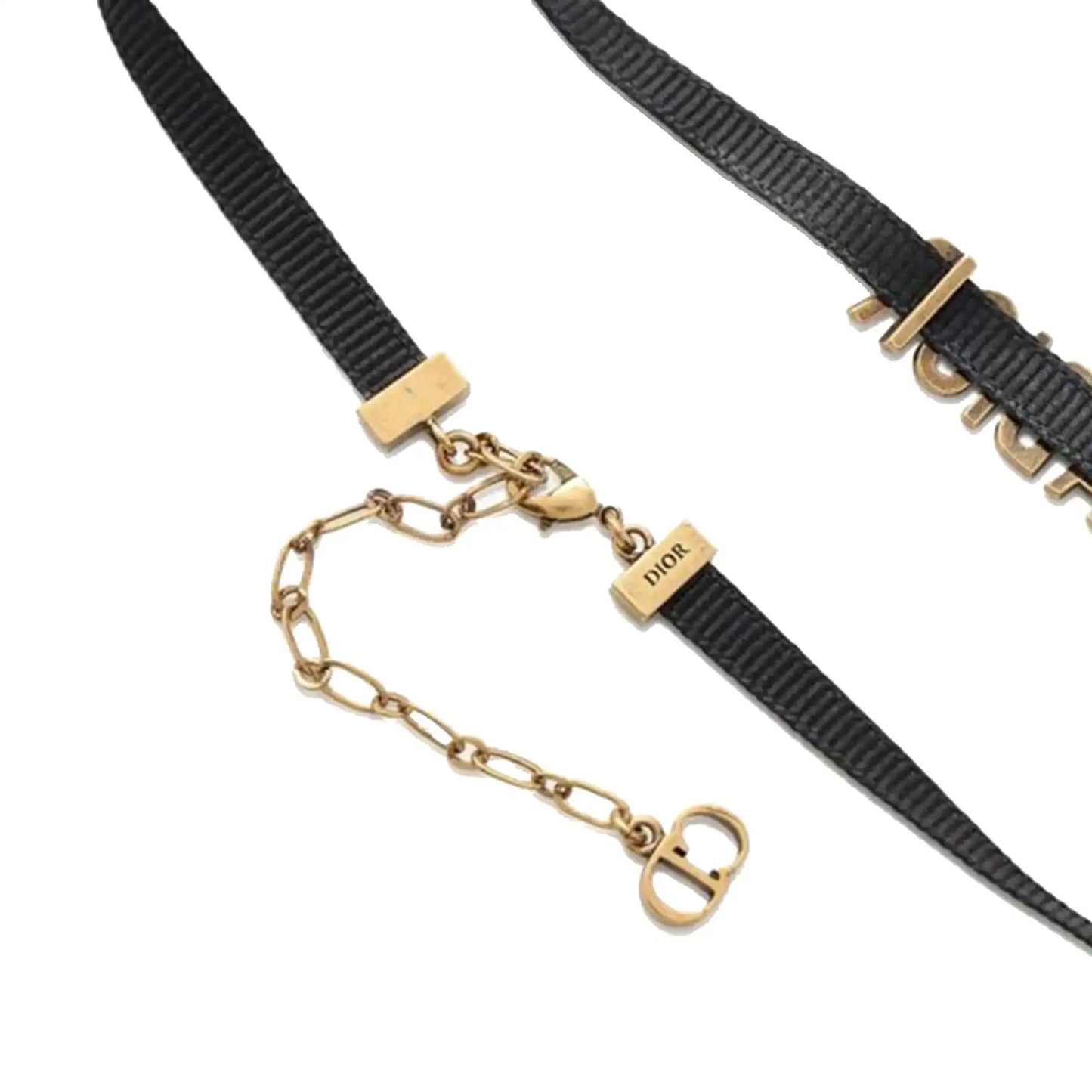 Dior Nylon Grosgrain Ribbon JAdior Choker Necklace