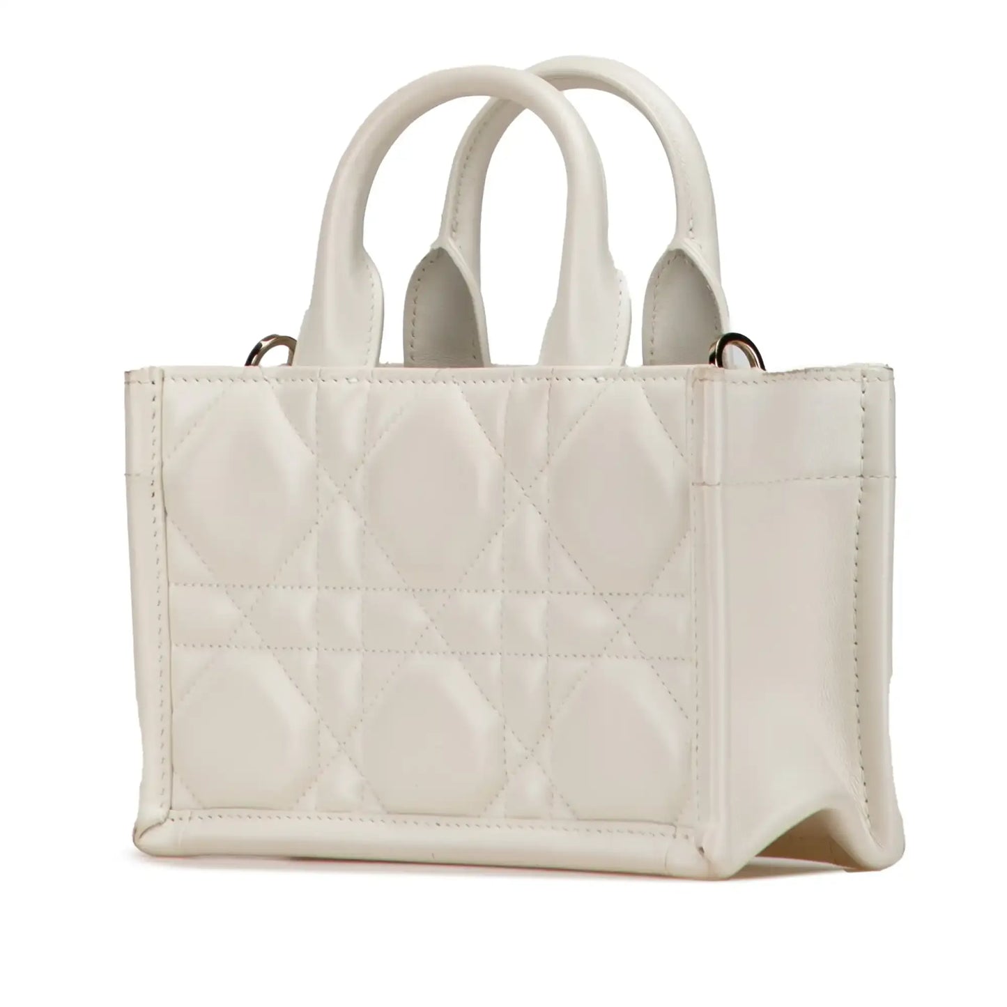 Dior Mini Calfskin Macrocannage Book Tote