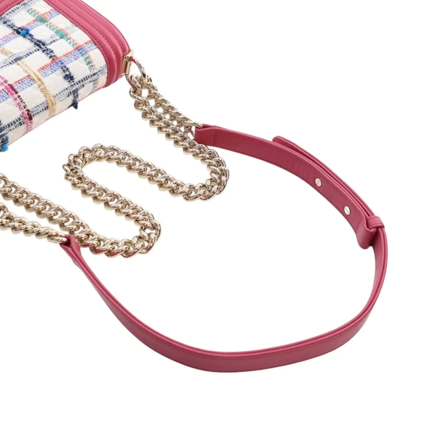 Chanel Small Tweed and Lambskin Boy Flap