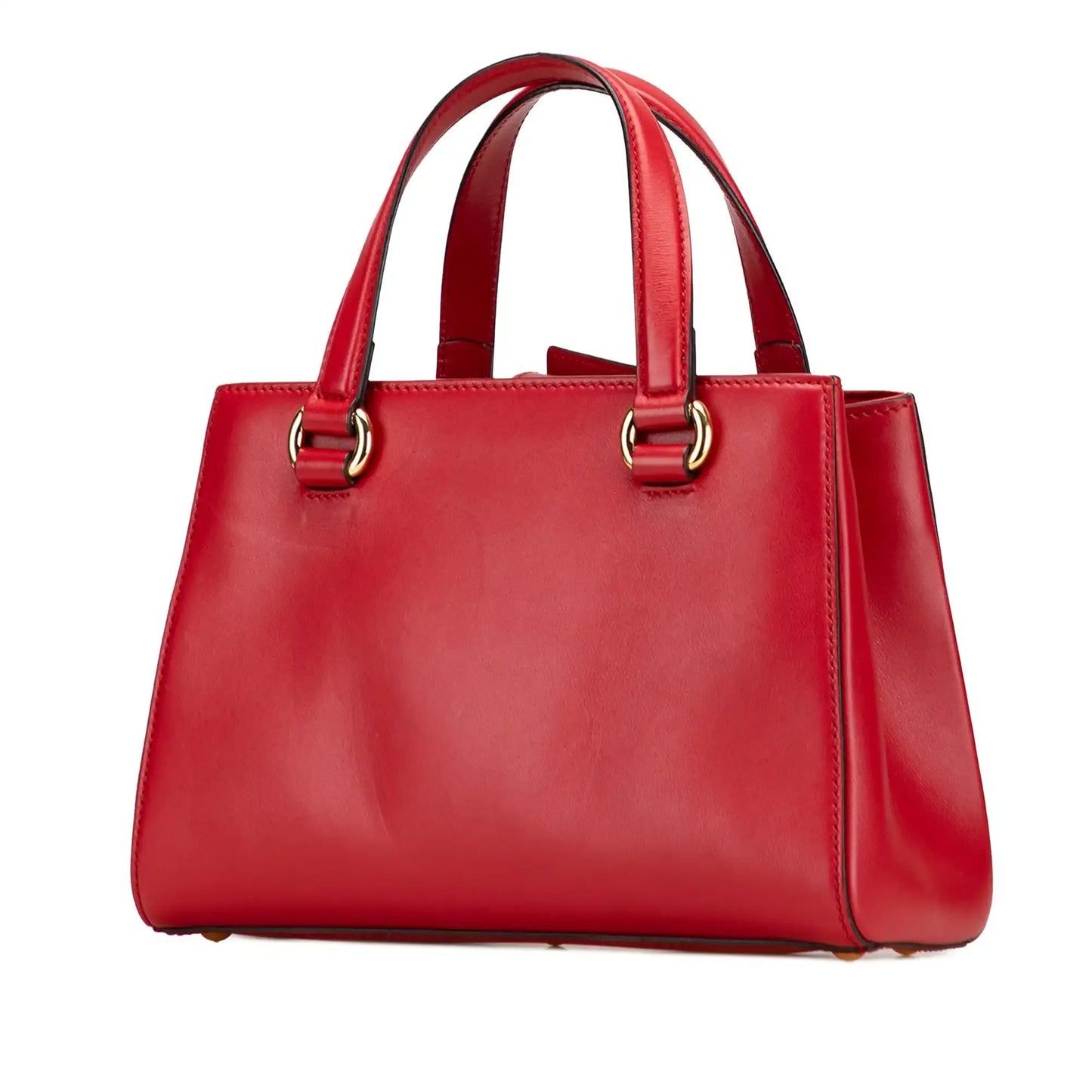 Gucci Leather Sylvie Web Top Handle Satchel