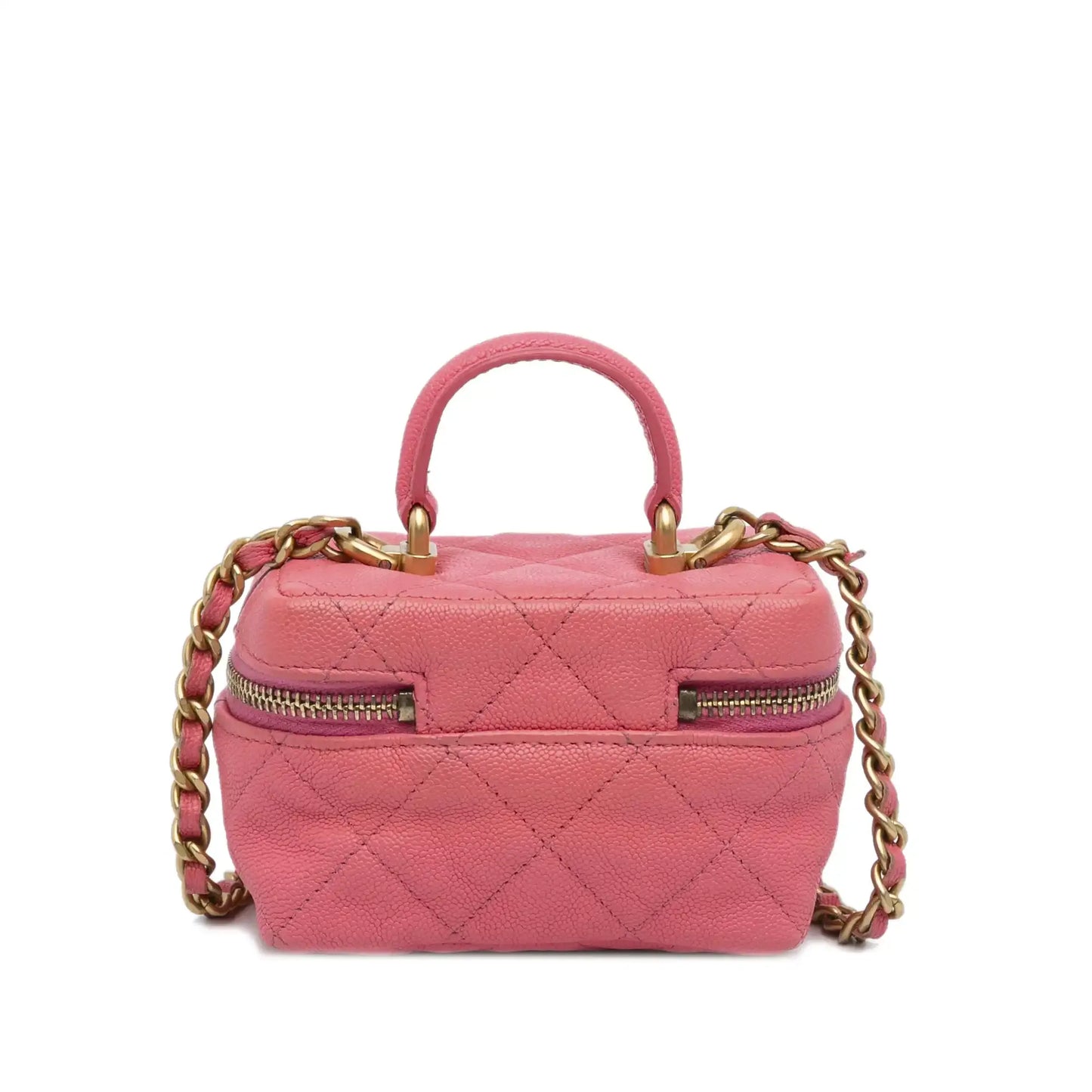 Chanel Micro Caviar Chain Vanity Bag