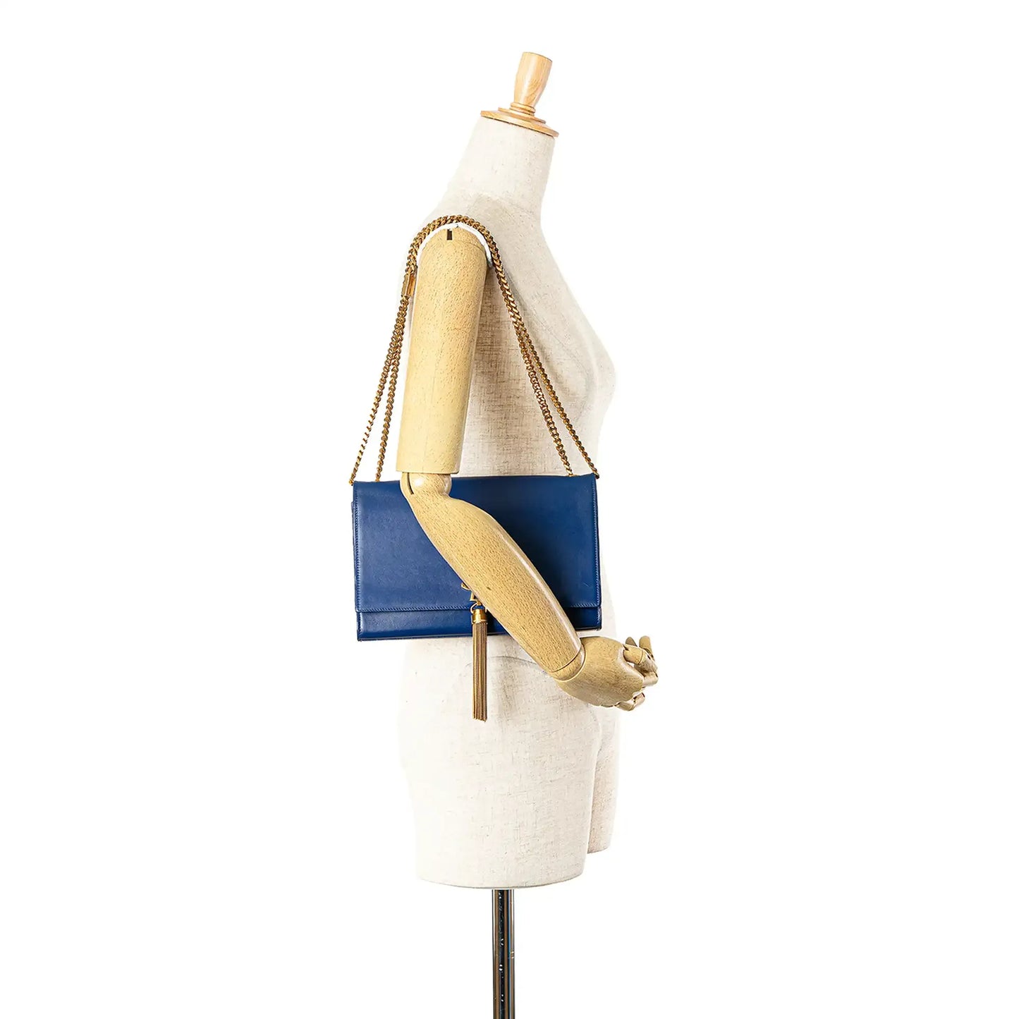 Saint Laurent Medium Smooth Calfskin Monogram Kate Tassel Crossbody