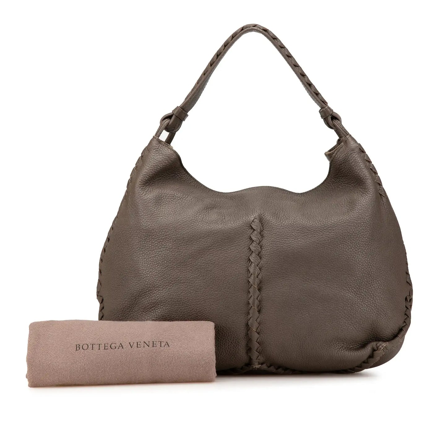 Bottega Veneta Large Washed Cervo Deerskin Hobo