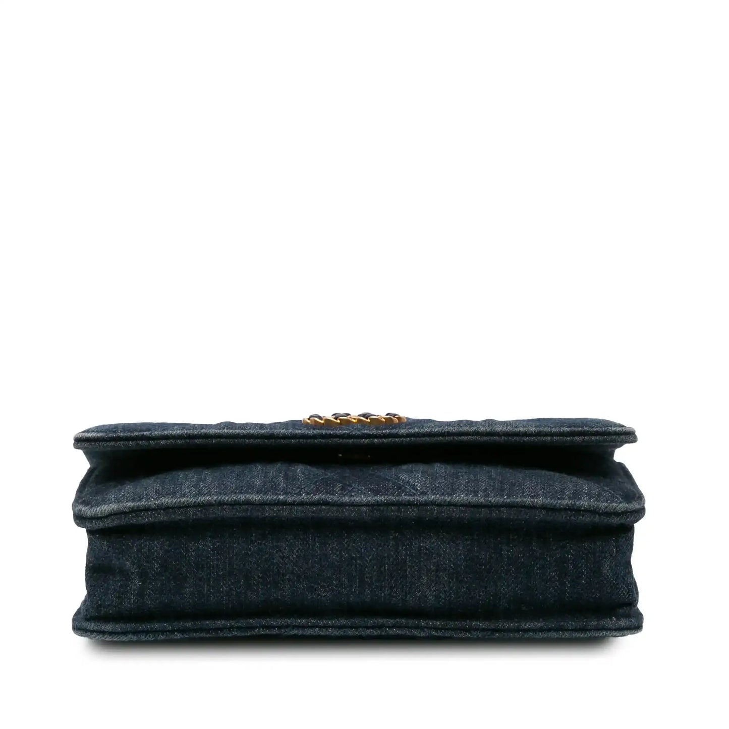 Chanel Denim 19 Flap Wallet On Chain