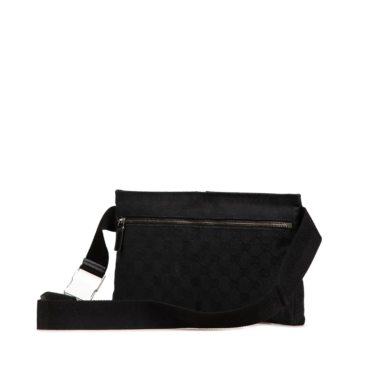 Gucci GG Canvas Double Pocket Belt Bag