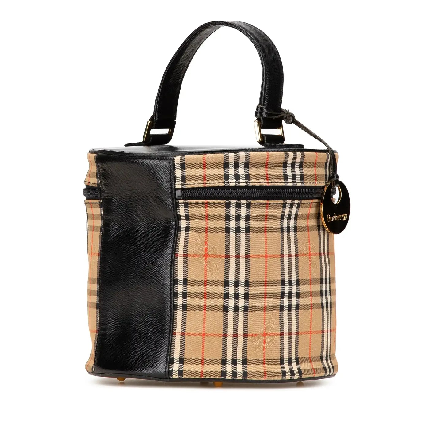 Burberry Haymarket Check Canvas Vanity Bag