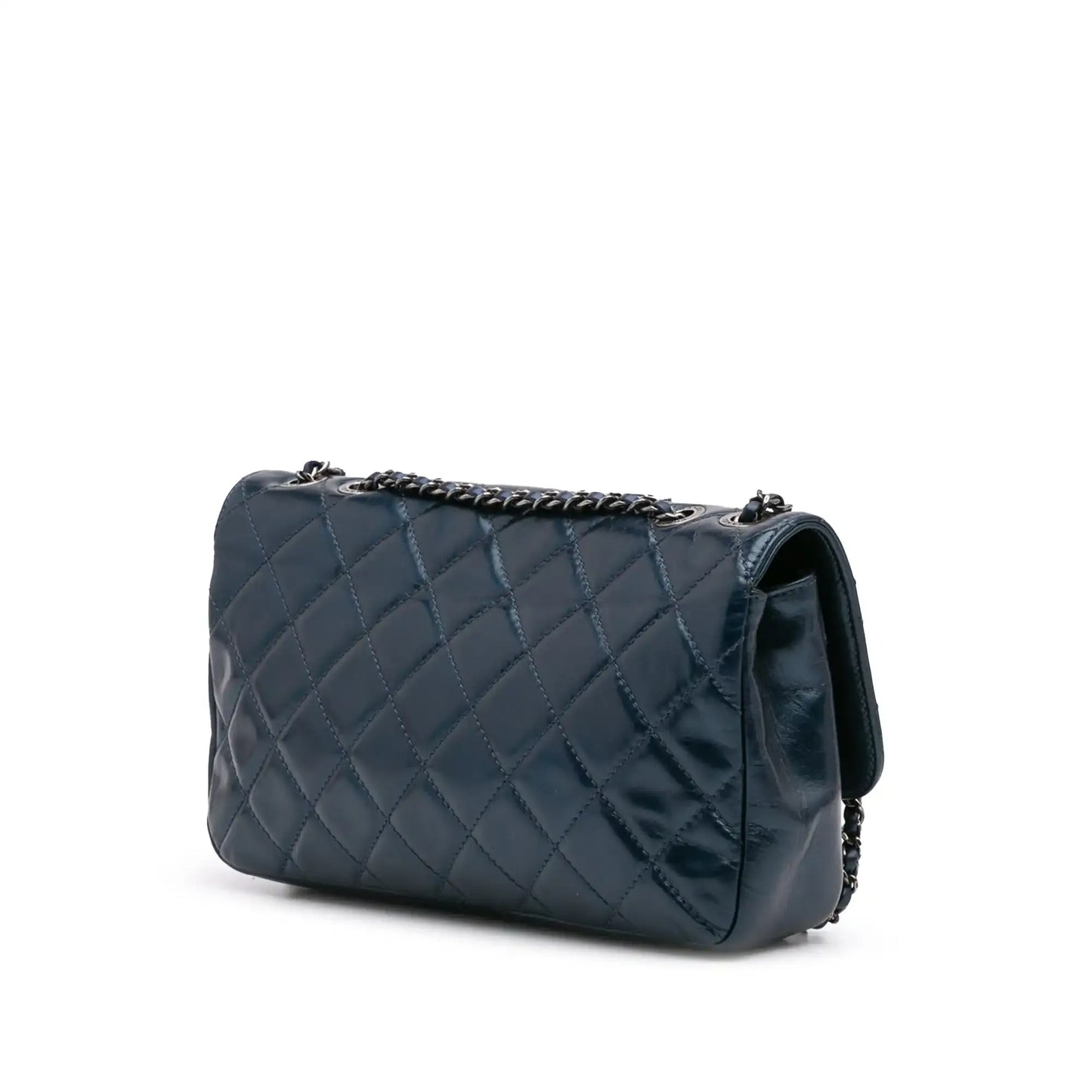 Chanel Quilted Glazed Calfskin Coco Pleats Flap