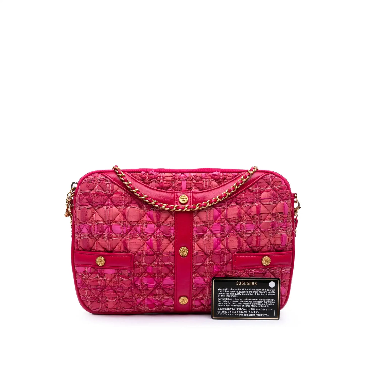 Chanel Tweed Girl Crossbody