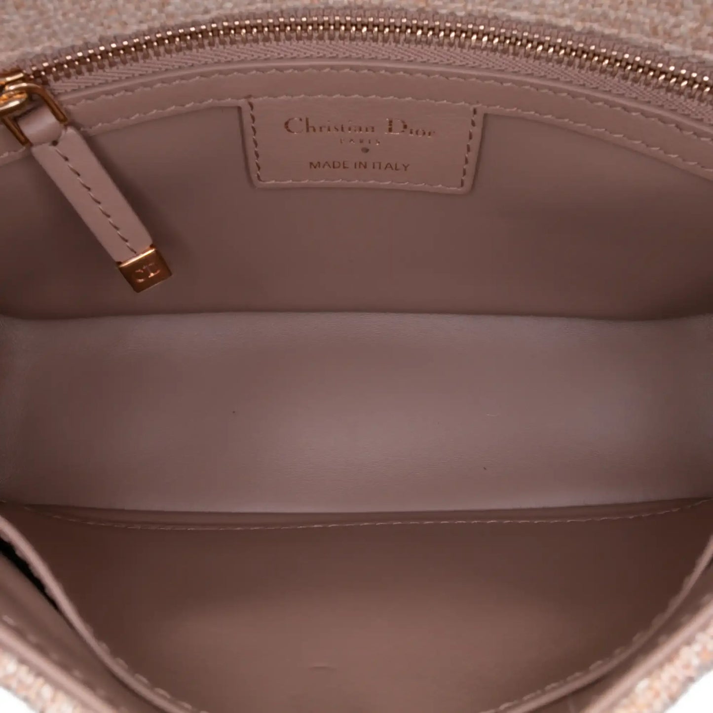 Dior mall Tweed Macrocannage Caro Bag