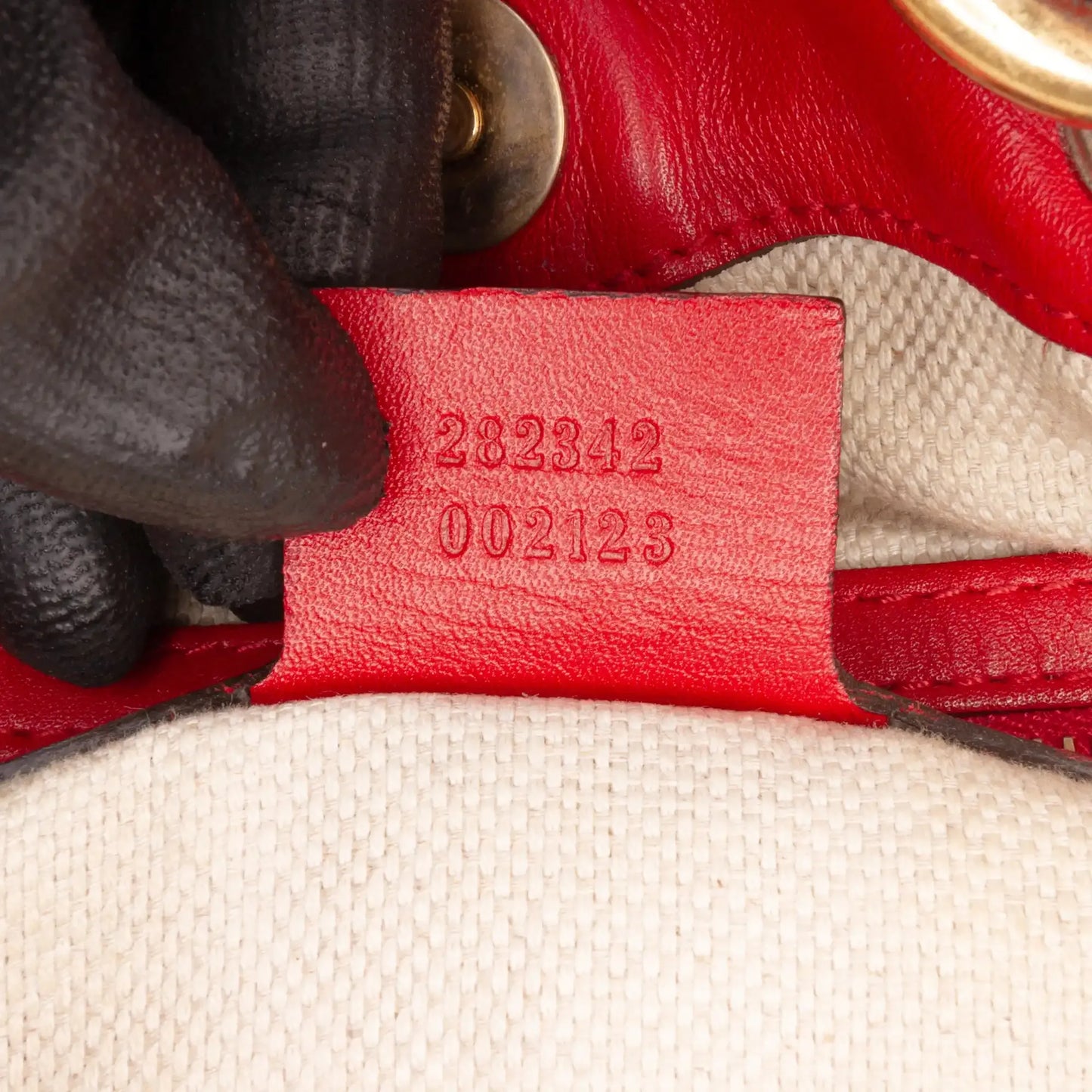 Gucci Medium Guccissima Valentine Top Handle Bag