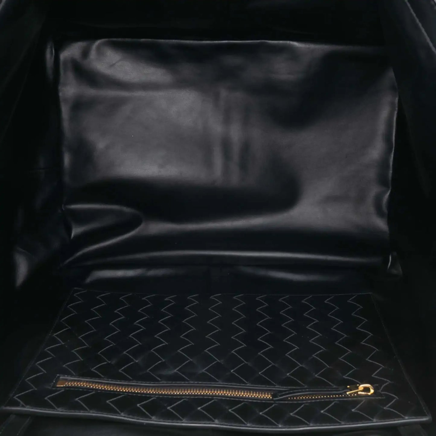 Bottega Veneta Large Wool and Calfskin Flip Flap Tote