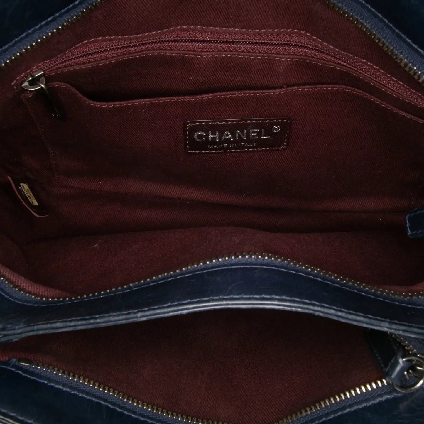 Chanel Quilted Glazed Calfskin Coco Pleats Clutch With Chain