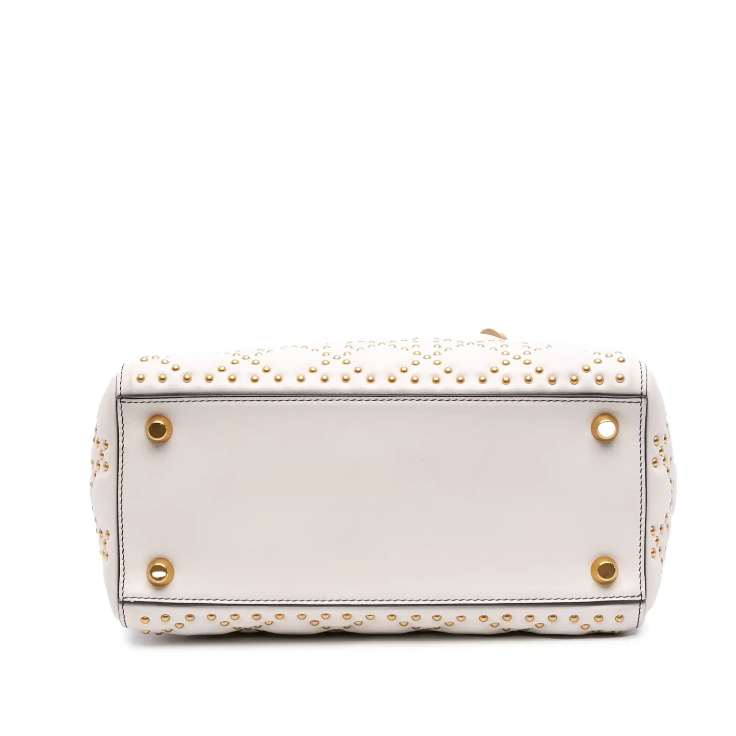 Dior Medium Calfskin Cannage Studded Supple Lady